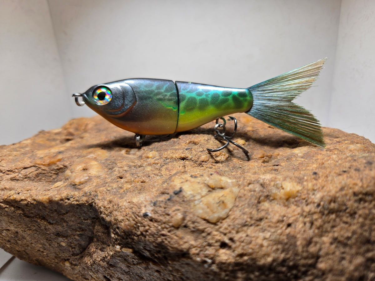 Mimic Glide our custom Painted Glide Baits 5" 1/2oz Bluegill