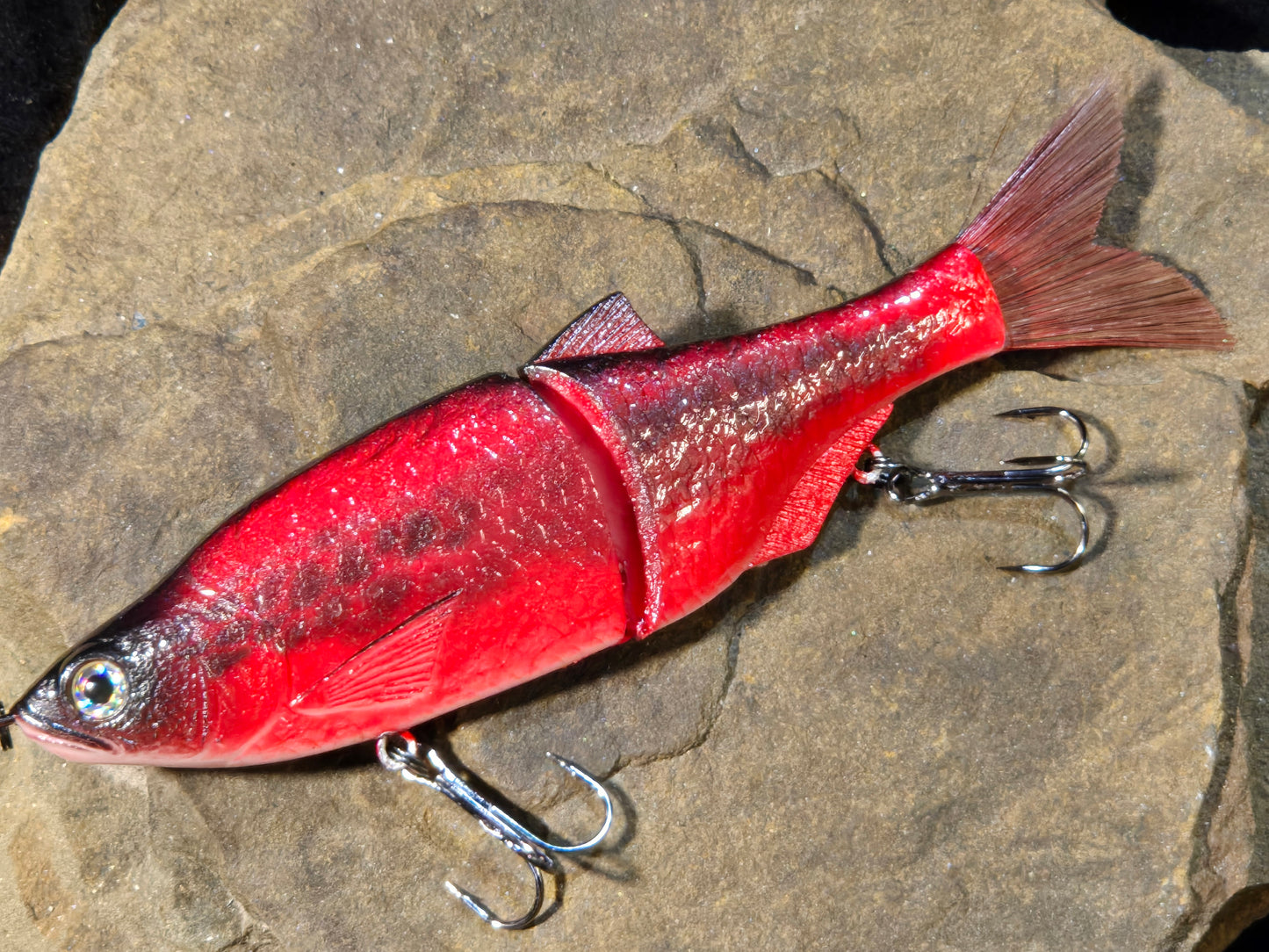 Mimic Glide 7.5 Big Red 1 oz Custom Painted