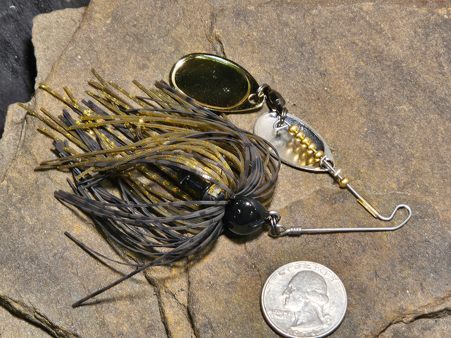 Micro Spin Short Arm 1/4oz Golden Craw