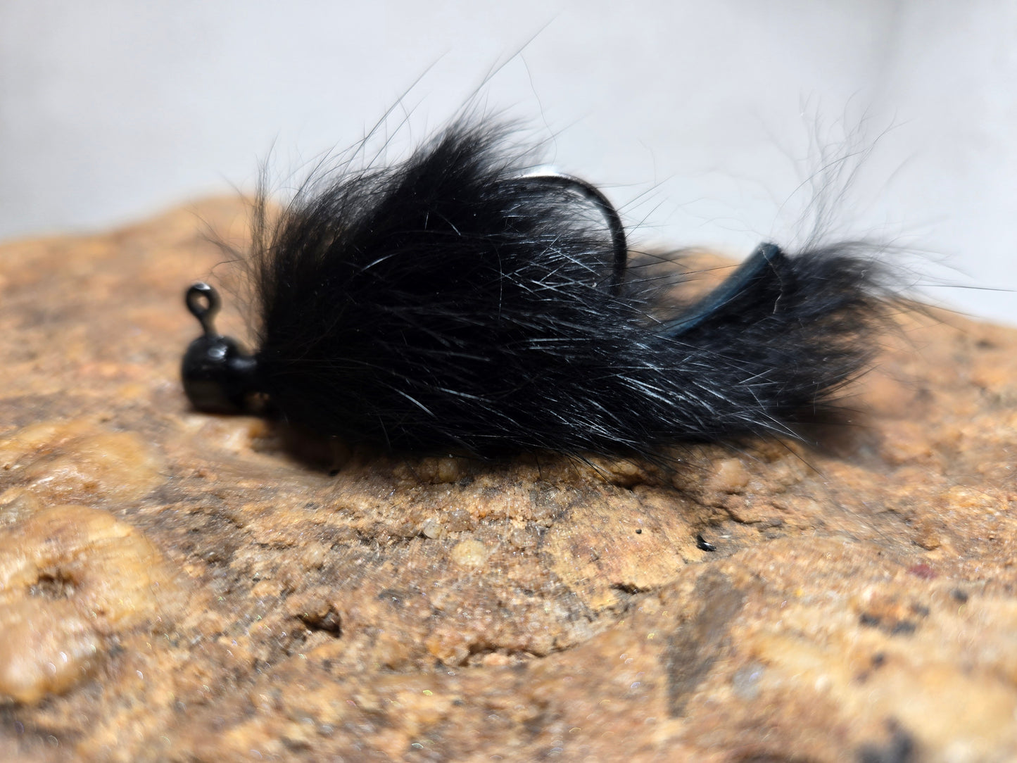 Mimic Leach Rabbit Fur 1/16oz Black