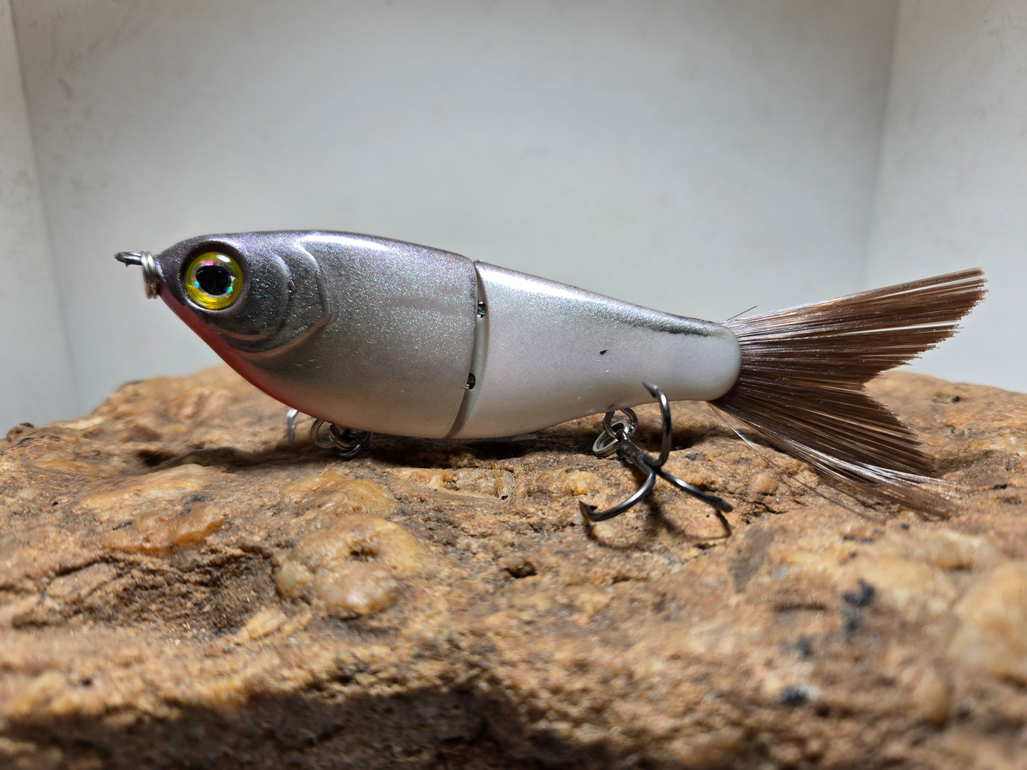 Mimic Glide our custom Glide Baits in Mystic Shad custom painted by us 5" 1/2oz