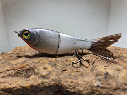 Mimic Glide our custom Glide Baits in Mystic Shad custom painted by us 5" 1/2oz