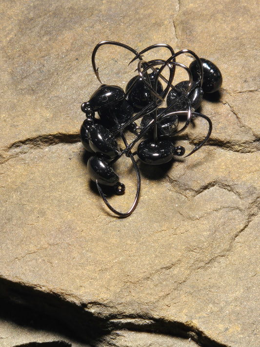 Ned Head Black 1/8oz 10pk
