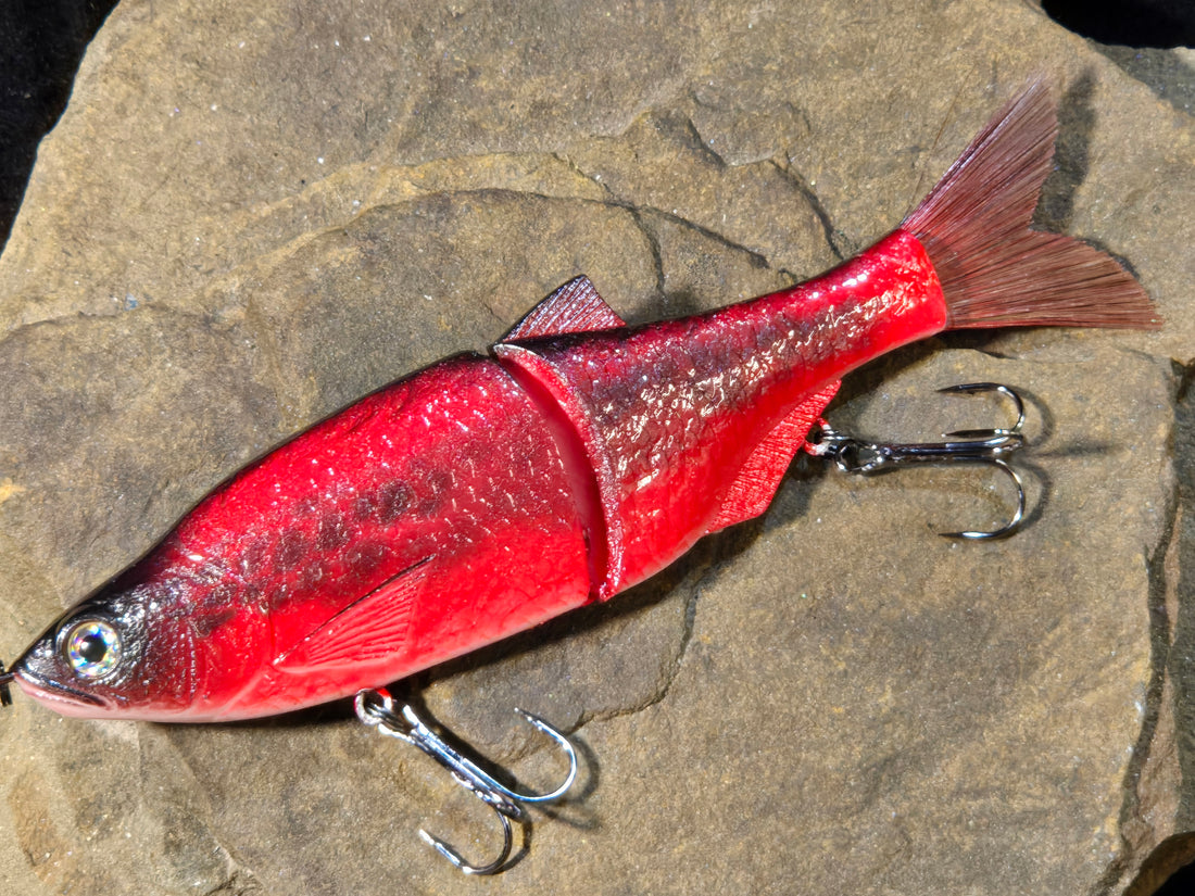 Mimic Glide 7.5 Big Red 1 oz Custom Painted