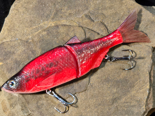 Mimic Glide 7.5 Big Red 1 oz Custom Painted