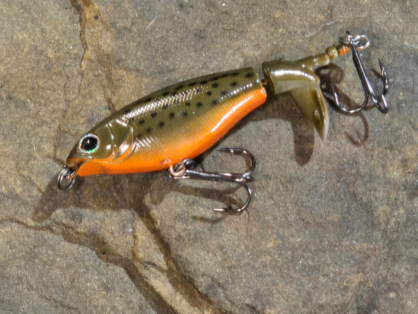 Micro Plop Green Drake Orange