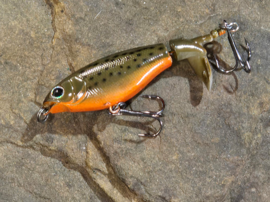 Micro Plop Green Drake Orange