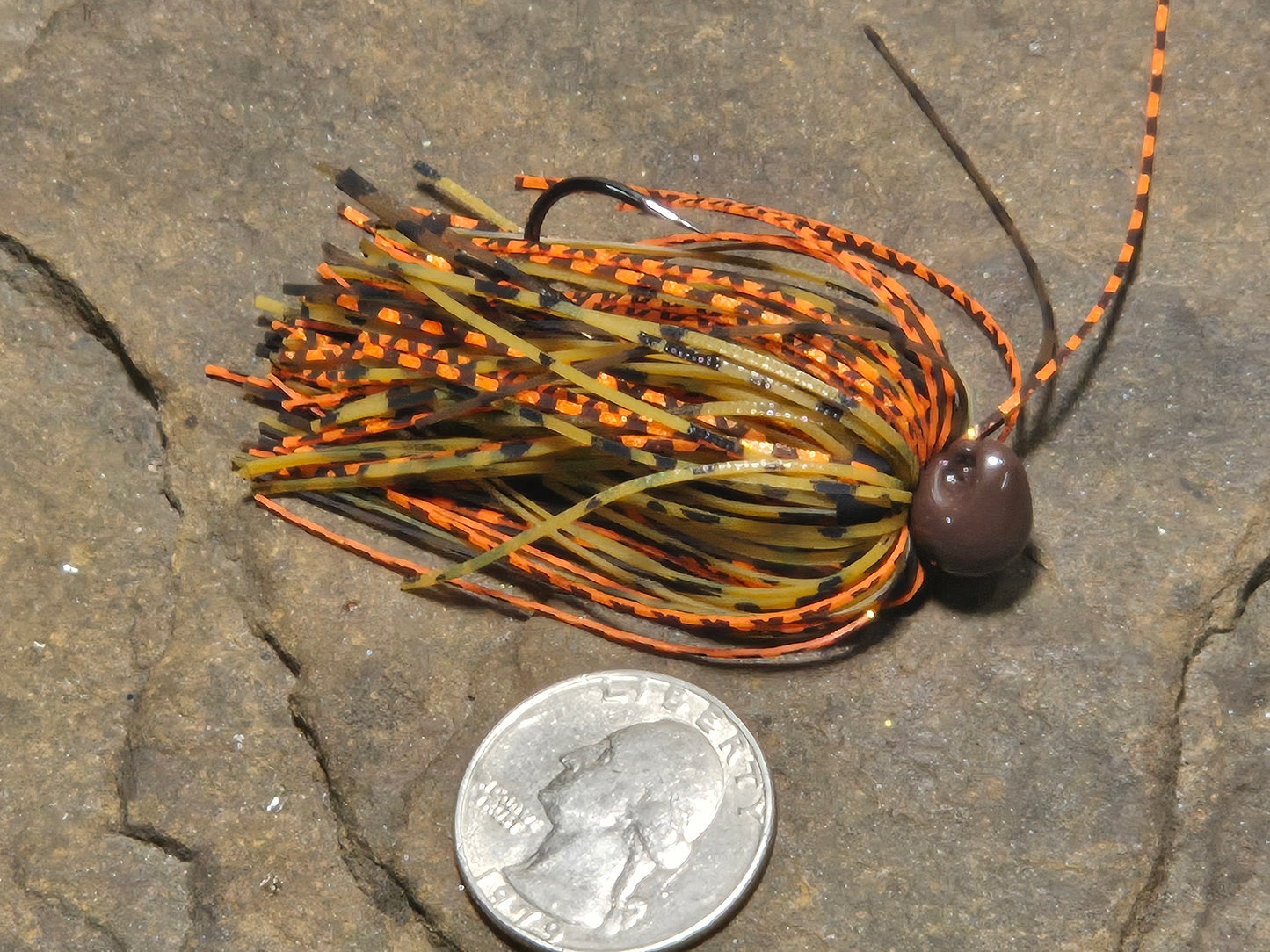 New Style Rock Hopper 3/16oz Orange Craw