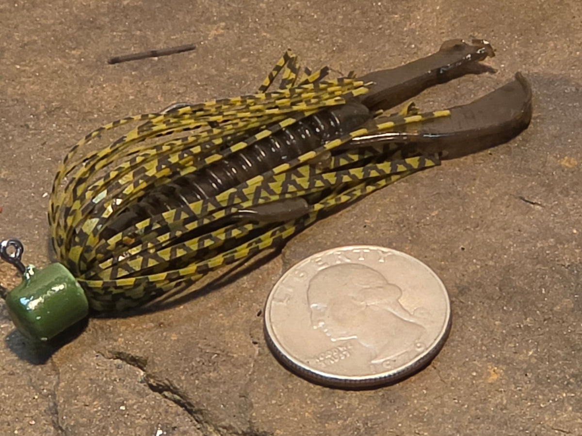 Bass Candy jigs 1/8oz Susquehanna Craw