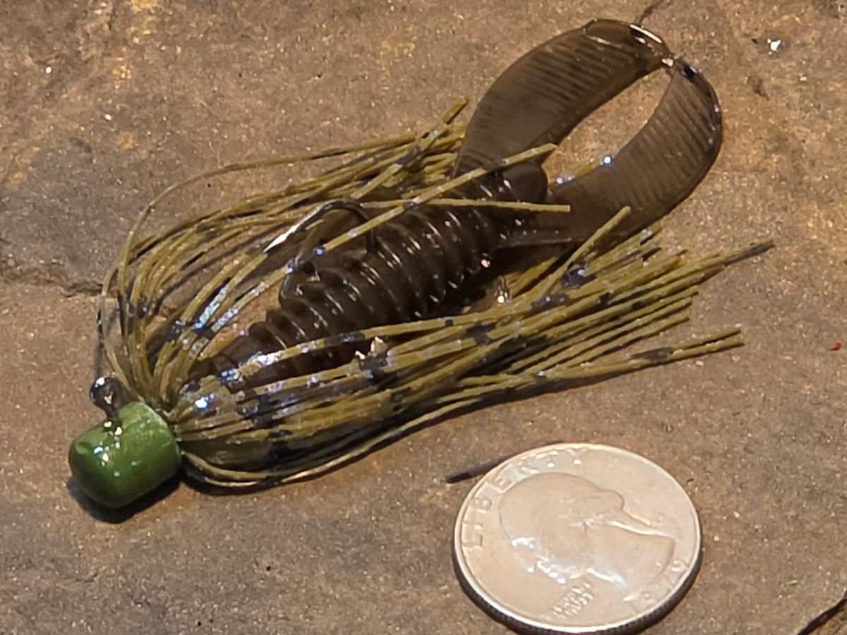Bass Candy Jigs 1/8oz Purple Craw