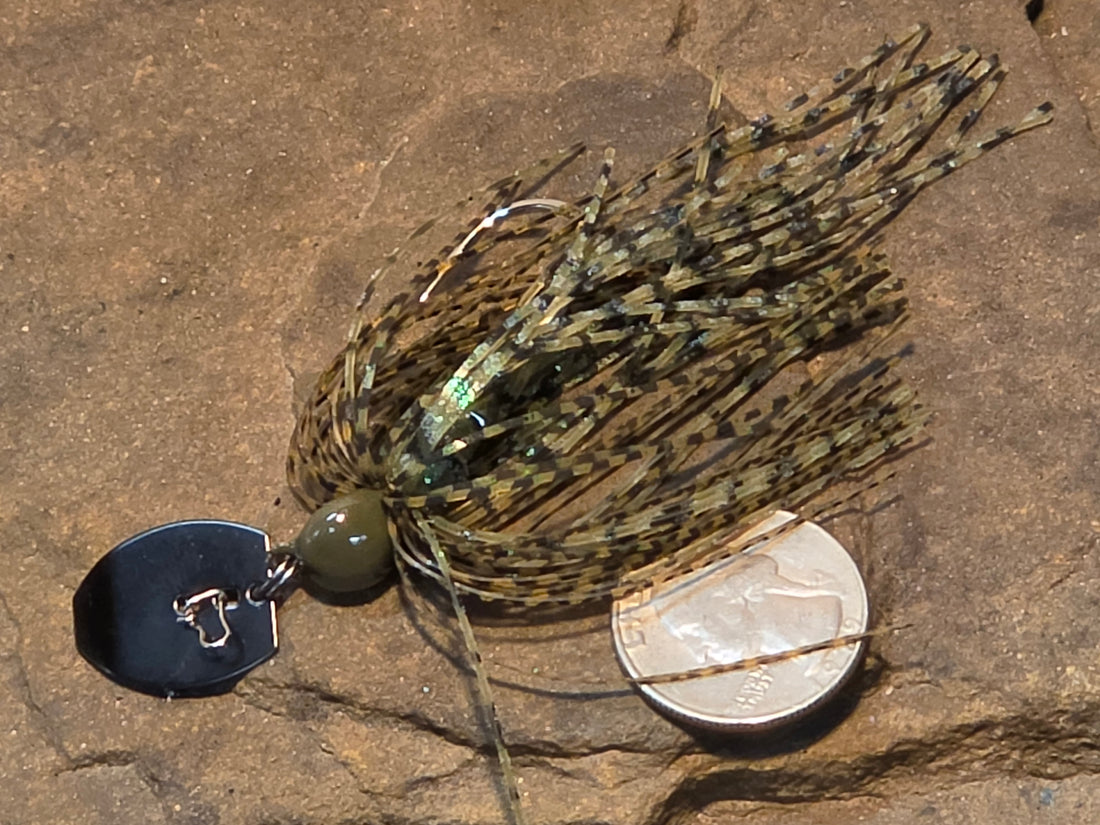 Micro Tux &amp; Tails 3/16oz Green Craw