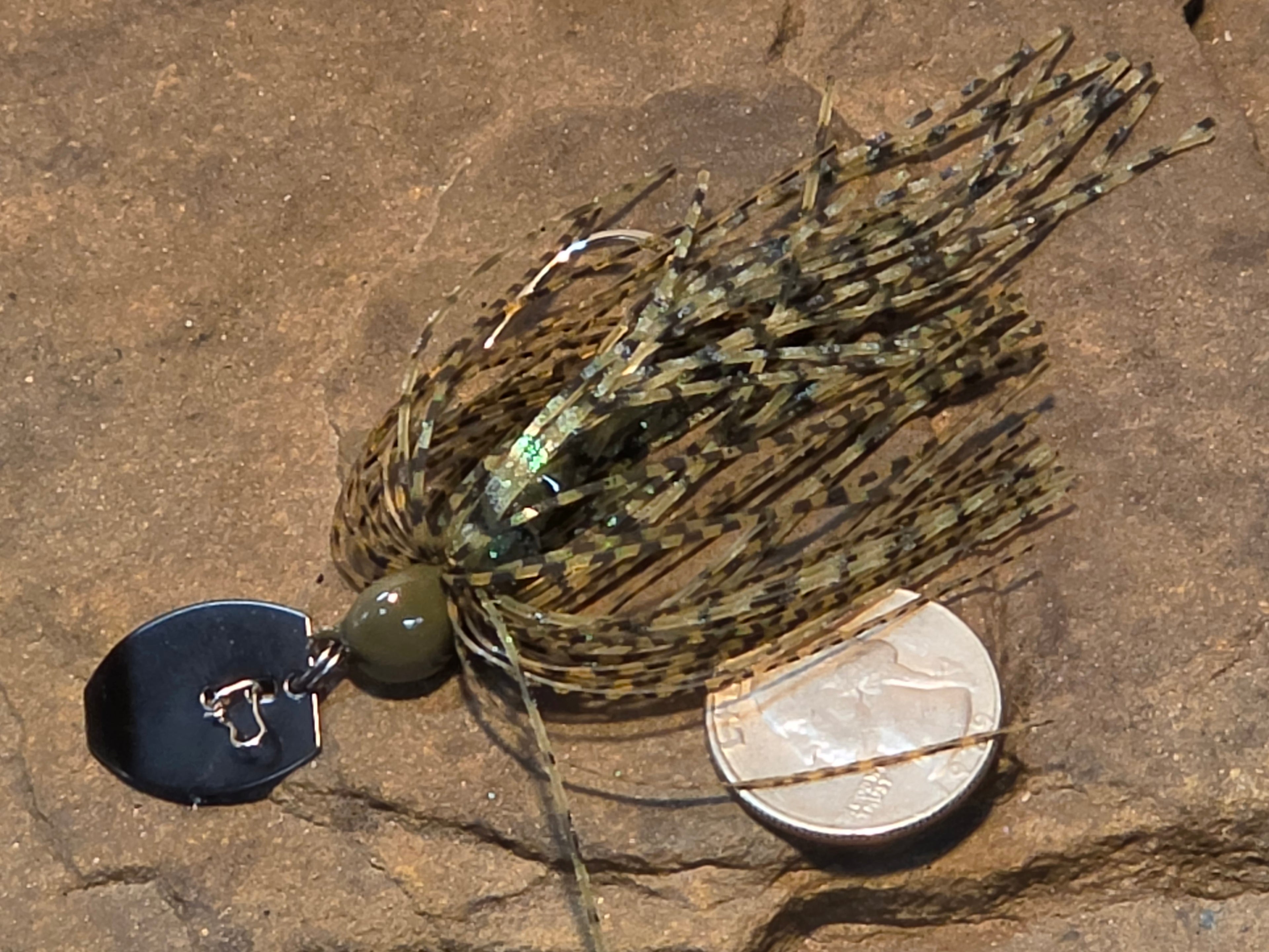Micro Tux &amp; Tails 3/16oz Green Craw
