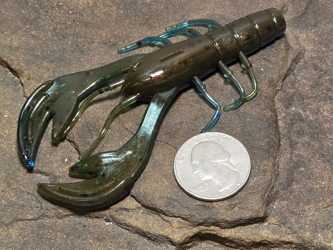 Thunder Craw 4" Blue Craw